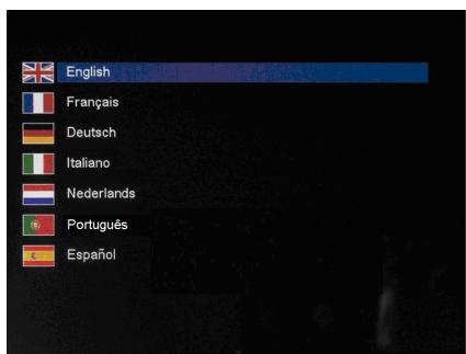 TELEFUNKEN DPF 10933 6 - Selecção do idioma - 1