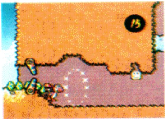 GAMES NINTENDO SUPER NES SUPER MARIO WORLD 2-YOSHI S ISLAND - Les Anneaux de mi-chemin - 1