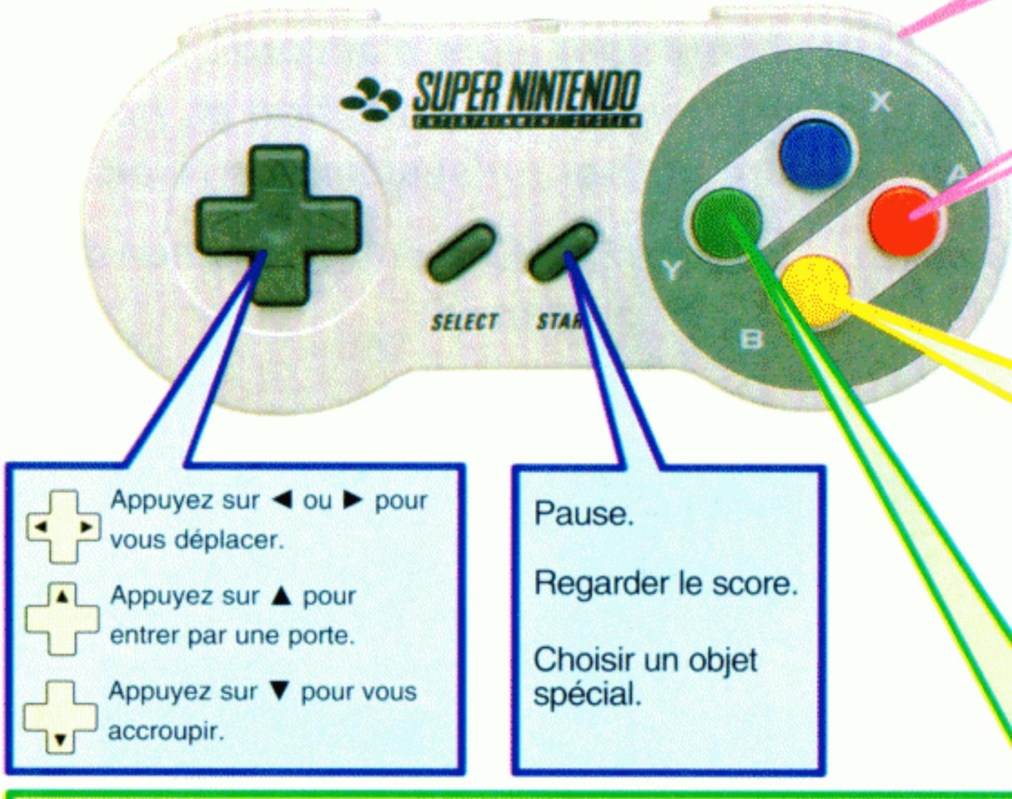 GAMES NINTENDO SUPER NES SUPER MARIO WORLD 2-YOSHI S ISLAND - L'HISTOIRE - 8