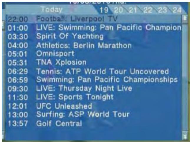 BRANDT BTR1203HD - EPG (guide électronique des programmes) - 1