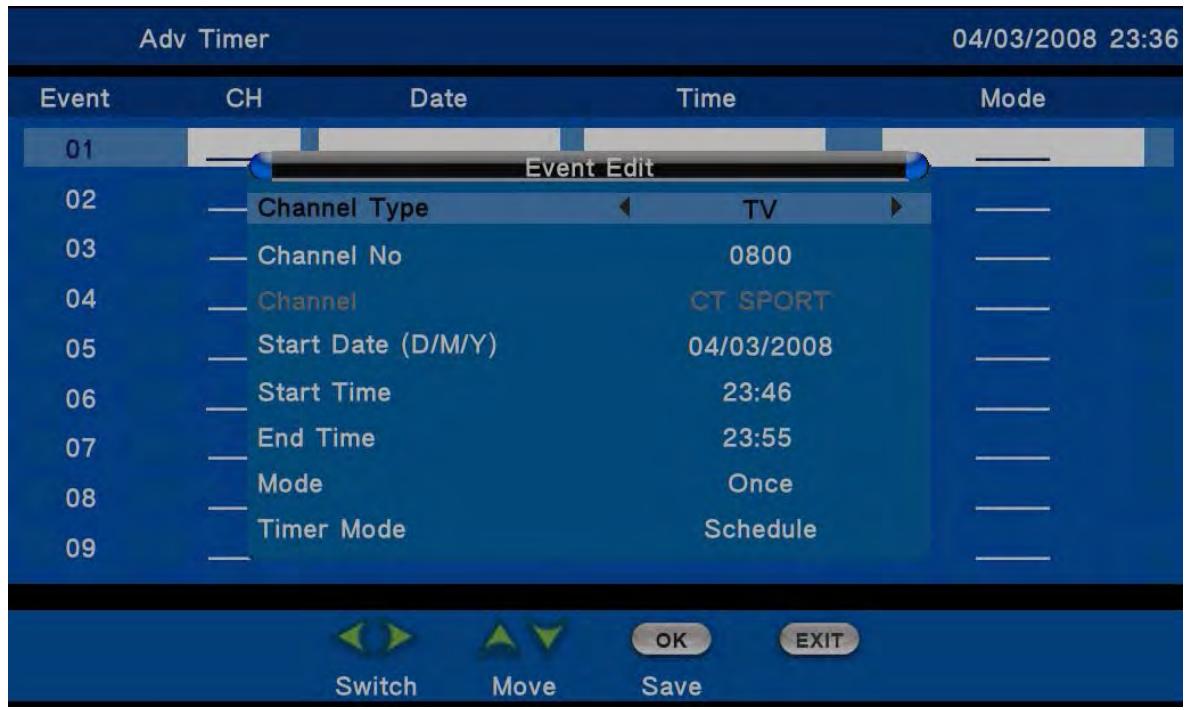 BRANDT BTR1203HD - Enregistrement programme - 2