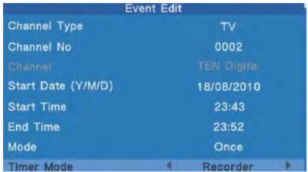 BRANDT BTR1203HD - Programmer un enregistrement ou un rappel - 2