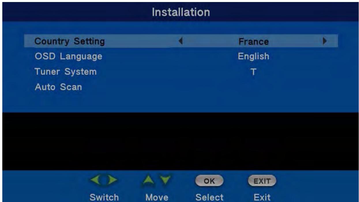 BRANDT BTR1203HD - Première installation - 1