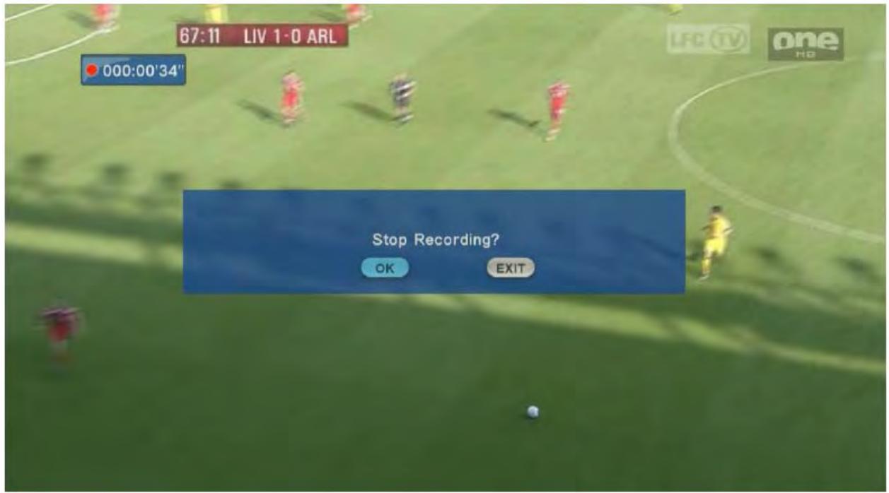 BRANDT BTR1203HD - Arrêteur un enregistrement instantané - 1