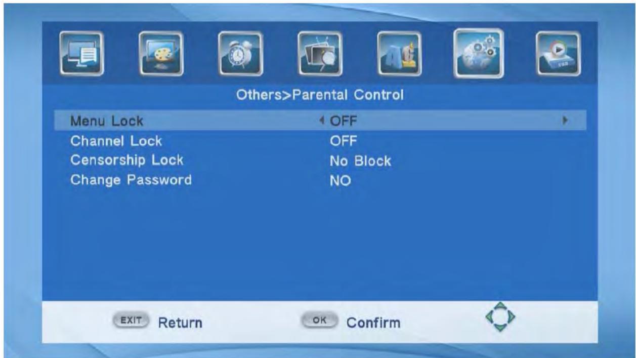 BRANDT BTR1203HD - Contrôle parental - 1