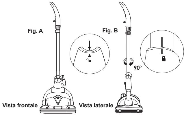 EUROFLEX EZ 2 SUPERCLEAN - Collegare il Manico al Pulitore - 2
