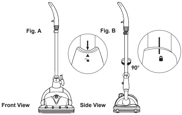 EUROFLEX EZ 2 SUPERCLEAN - Attach Handle to Steamer - 2