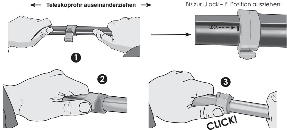 EUROFLEX EZ 2 SUPERCLEAN - Zusammenbau der Griffstange - 1