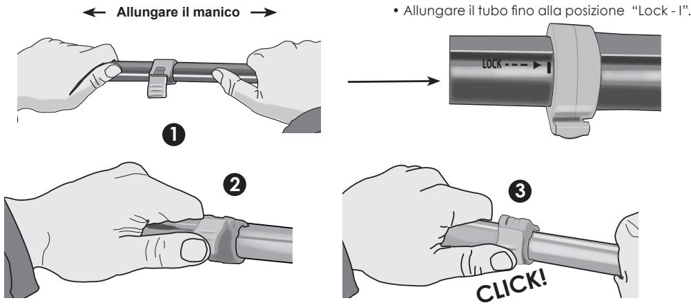 EUROFLEX EZ 2 SUPERCLEAN - Assemblaggio del manico - 1