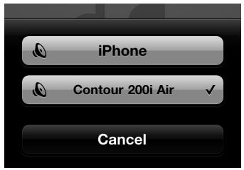 PURE CONTOUR 200I AIR - Afpilning af lyd fra en iPod touch, iPhone eller iPad - 1