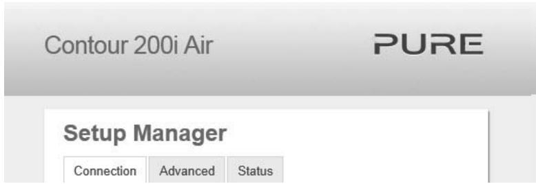 PURE CONTOUR 200I AIR - Stap 2: Toegang tot Contour Setup Manager - 1