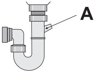 BORETTI BVW96 - Water drain connection - 2