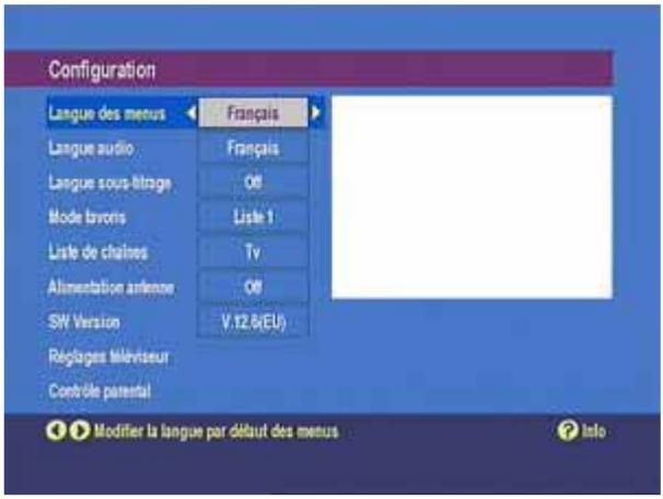 TRIAX TTR 101 - LANGUAGE DES MENU - 1