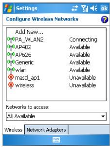 UTSTARCOM PPC-6700 - Localiser un signal de réseau local sans fil - 2