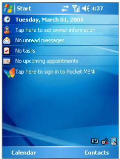 UTSTARCOM PPC-6700 - Gestion des paramètres de l'écran - 1