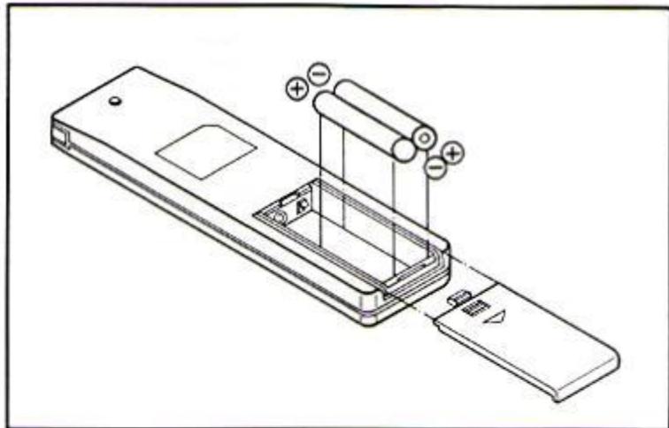 EUROMAN A3632 - PLACEMENT DES PILES (Commande à distance) - 1