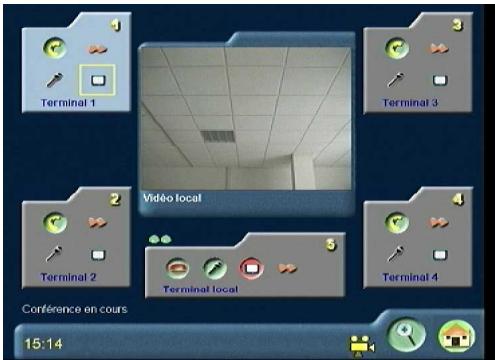 AETHRA SET TOP BOX VEGA2 - Comment activer une session en multiconference - 4