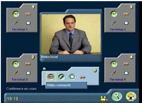 AETHRA SET TOP BOX VEGA2 - Comment activer une session en multiconference - 3