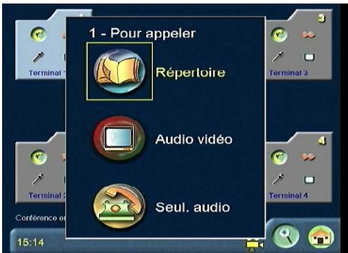 AETHRA SET TOP BOX VEGA2 - Comment activer une session en multiconference - 5