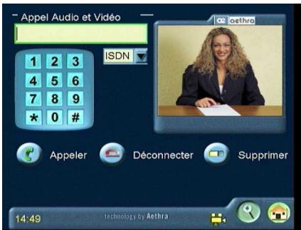 AETHRA SET TOP BOX VEGA2 - Effectuer un appel audio/vidéo - 1