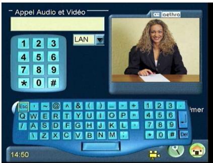 AETHRA SET TOP BOX VEGA2 - Effectuer un appel audio/vidéo - 2