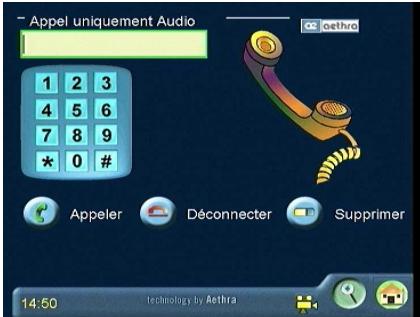 AETHRA SET TOP BOX VEGA2 - Effectuer un appel uniquement audio - 1