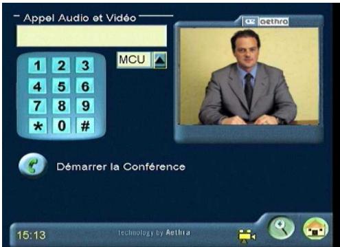 AETHRA SET TOP BOX VEGA2 - Comment activer une session en multiconference - 2