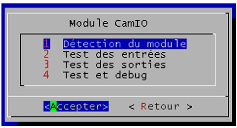 CAMTRACE V6.10.00 - Installation d'un module d'entrées-sorties CAMIO - 1