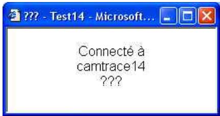 CAMTRACE V6.10.00 - Configuration du poste esclave - 1