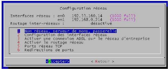CAMTRACE V6.10.00 - Définition manuelle des paramètres réseau - 2