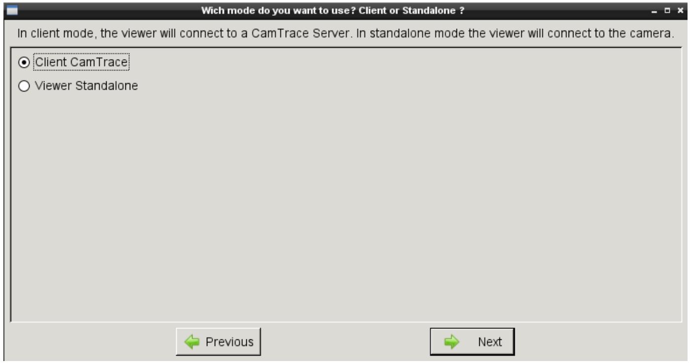 CAMTRACE VISUALISATION UNIT V1.68 - Premiers pas: - 2