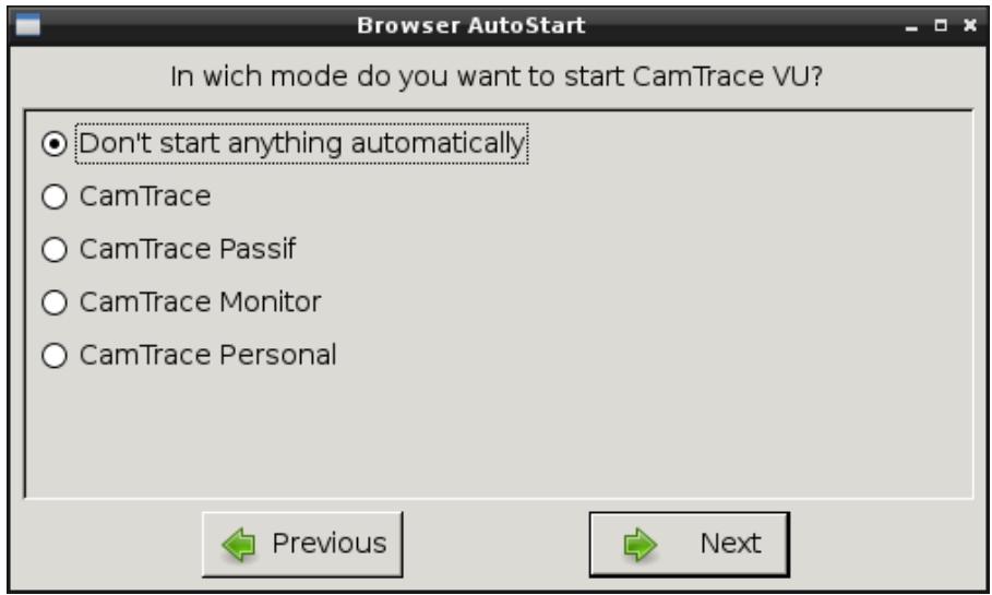 CAMTRACE VISUALISATION UNIT V1.68 - a)Le mode "Client CamTrace" - 1