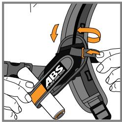 ABS PETER ASCHAUER GMBH AVALANCHE AIRBAG SYSTEM - Height adjustment of the activation handle - 2