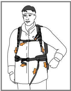 ABS PETER ASCHAUER GMBH AVALANCHE AIRBAG SYSTEM - Tragesystem anlegen - 1