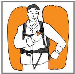 ABS PETER ASCHAUER GMBH AVALANCHE AIRBAG SYSTEM - Practice activation - 1