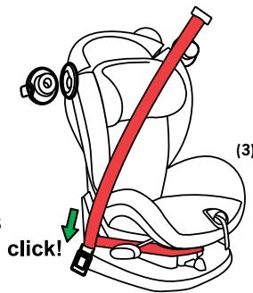 BESAFE IZI COMFORT - Installation face à la route avec la ceinture de sécurité - 3
