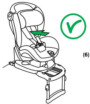 BESAFE IZI COMFORT ISOFIX - Installation face à la route avec le système ISOfix - 7