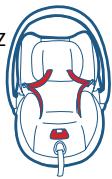 BESAFE IZI SLEEP - Réglage des sangles diagonales: - 2