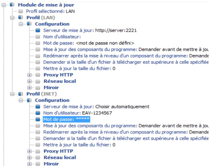 ESET REMOTE ADMINISTRATOR - Mise à jour combinée pour les portables - 1