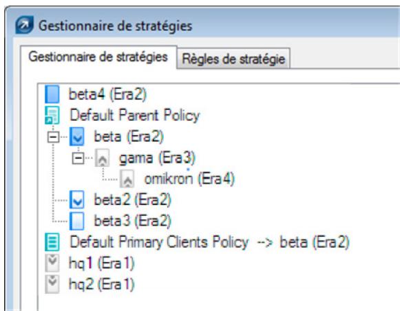 ESET REMOTE ADMINISTRATOR - Stratégies et structure de l'éditeur de configuration d'ESET - 1
