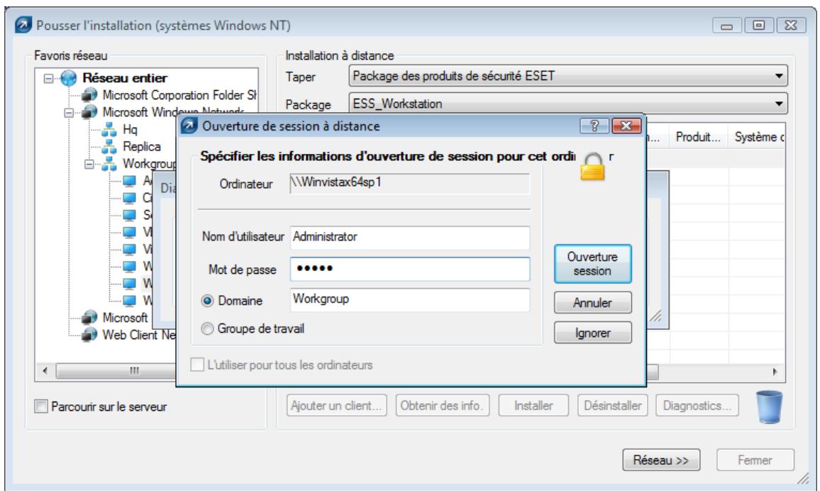 ESET REMOTE ADMINISTRATOR - Installation poussée à distance - 2