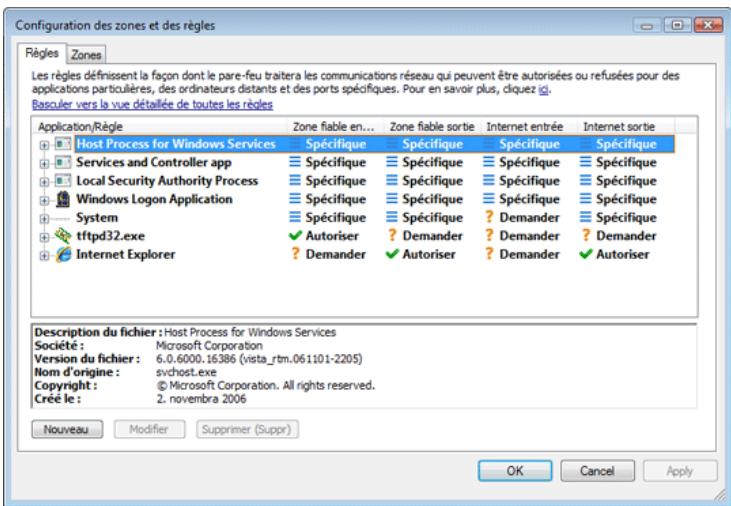 ESET SMART SECURITY - Création de nouvelles règles - 1