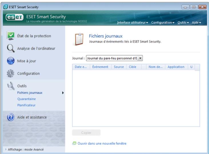 ESET SMART SECURITY - Établissement d'une connexion - détection - 2