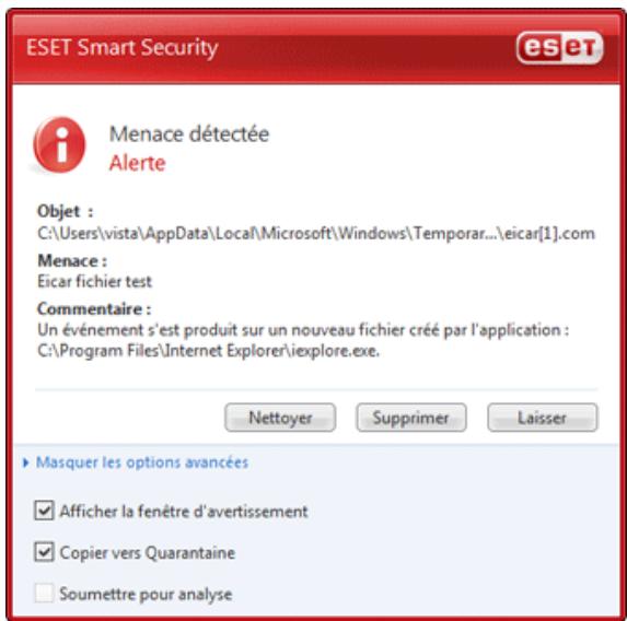 ESET SMART SECURITY - Nettoyage et suppression - 1