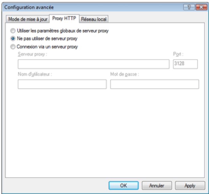 ESET SMART SECURITY - Serveur proxy - 1