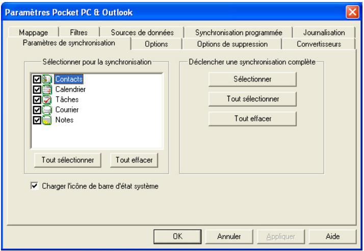 LAPLINK PDASYNC - Synchronisation complète - 1