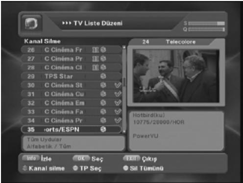 NEXT YE-2000 SUPER X PLUS - KANAL LISTENIZI KISEL iHTIYACLRINIZA GORE DÜZENLEYIN,KANAL SILME/MINI ÇOKLU EKRAN FAVORİ/UYDULARA ISIM VERME - 1
