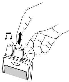 TREO 650 - Insertion et retrait de cartes d'extension - 7