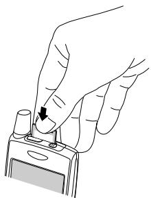 TREO 650 - Insertion et retrait de cartes d'extension - 6