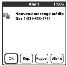 TREO 650 - Réception de messages - 2